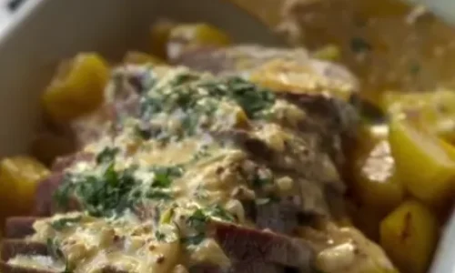 Maminha ao molho mostarda